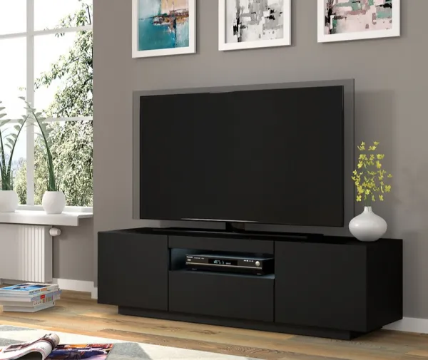 ArtBm TV stolík AURA 150 | čierny mat
