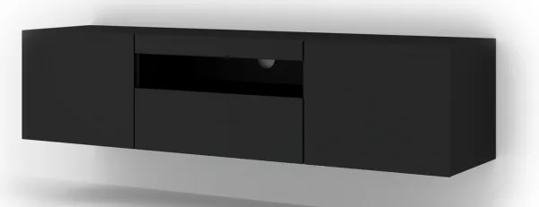ArtBm TV stolík AURA 150 | čierny mat