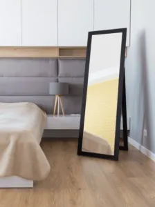 Elvisia Zrkadlo STELA | čierna 170 x 50 cm