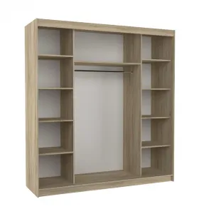 ArtAdrk Šatníková skriňa DALMATIA | biela 200 cm