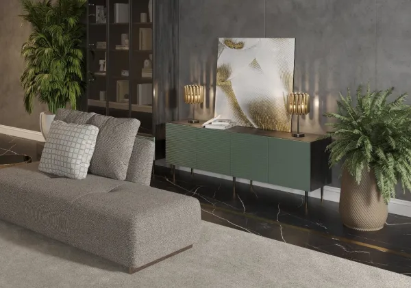 ArtMadex Vitrína IMPERIAL I09 | pistáciová