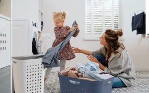 ArtTruAn Kôš na prádlo JONA 55 L | ružová
