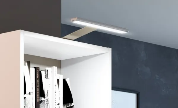 KIER Písací stolík HAPPY B-1 s LED osvetlením | biela