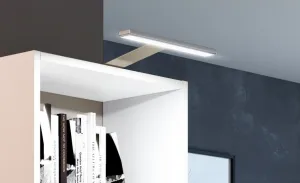 KIER Písací stolík HAPPY B-1 s LED osvetlením | biela