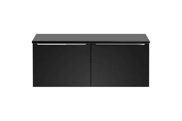 ArtCom Kúpeľňová skrinka s doskou SANTA FE Black D120/1 | 120 cm