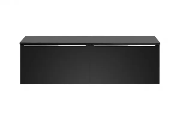 ArtCom Kúpeľňová skrinka s doskou SANTA FE Black D160/1 | 160 cm