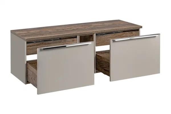 ArtCom Kúpeľňová skrinka s doskou SANTA Fe Taupe D140/1 | 140 cm
