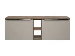 ArtCom Kúpeľňová skrinka s doskou SANTA Fe Taupe D140/1 | 140 cm