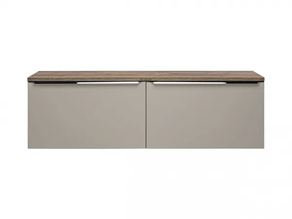 ArtCom Kúpeľňová skrinka s doskou SANTA Fe Taupe D160/1 | 160 cm