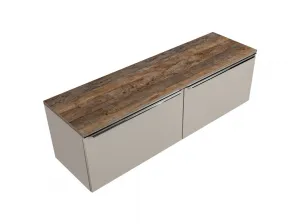 ArtCom Kúpeľňová skrinka s doskou SANTA Fe Taupe D160/1 | 160 cm
