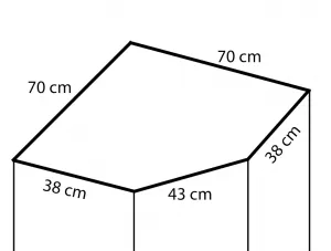 ArtPK Predsieň AMY 41 | so zrkadlom Farba: Biela
