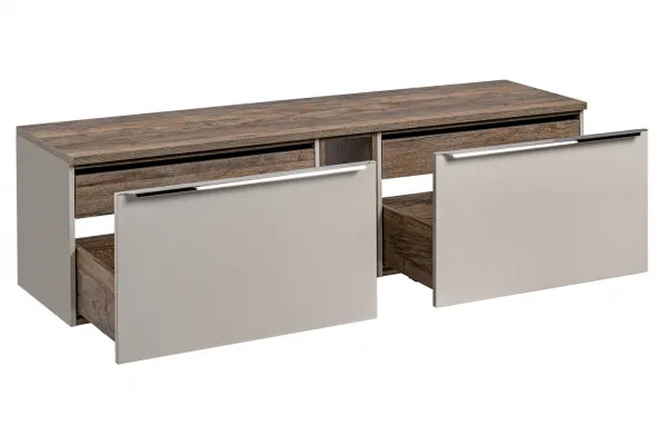 ArtCom Kúpeľňová skrinka s doskou SANTA Fe Taupe D180/1 | 180 cm
