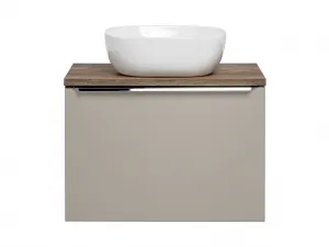 ArtCom Kúpeľňová skrinka s umývadlom a doskou SANTA Fe Taupe DU60/1 | 60 cm