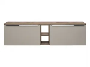 ArtCom Kúpeľňová skrinka s doskou SANTA Fe Taupe D180/1 | 180 cm