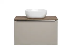 ArtCom Kúpeľňová skrinka s umývadlom a doskou SANTA Fe Taupe DU80/1 | 80 cm