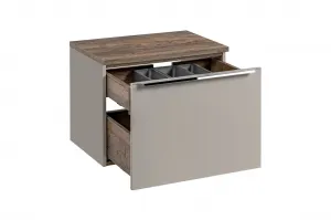 ArtCom Kúpeľňová skrinka s doskou SANTA Fe Taupe D60/1 | 60 cm