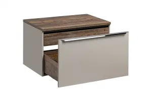 ArtCom Kúpeľňová skrinka s doskou SANTA Fe Taupe D80/1 | 80 cm