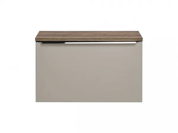 ArtCom Kúpeľňová skrinka s doskou SANTA Fe Taupe D80/1 | 80 cm