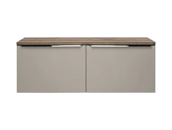 ArtCom Kúpeľňová skrinka s doskou SANTA Fe Taupe D120/1 | 120 cm