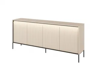Dig-net nábytok Komoda SWING TR-04 s LED osvetlením | béžová