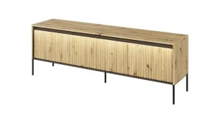 Dig-net nábytok TV stolík SWING TR-05 s LED osvetlením | dub artisan