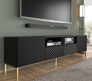 ArtBm Tv stolík SURF 200 | 2D2S Prevedenie: Biela mat / čierne nohy