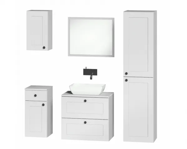 Artstolk Kúpeľňová skrinka nízka SENJA D30 S/1 | biela