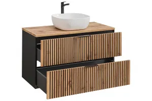 ArtCom Kúpeľňová skrinka s umývadlom a doskou XILO DU100/1 | 100 cm