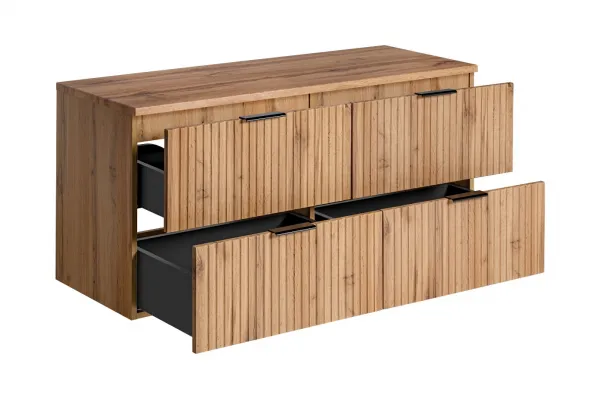 ArtCom Kúpeľňová skrinka s doskou ADEL Oak D120/1 | 120 cm