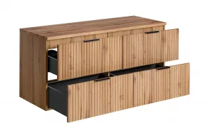 ArtCom Kúpeľňová skrinka s doskou ADEL Oak D120/1 | 120 cm