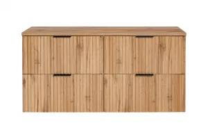 ArtCom Kúpeľňová skrinka s doskou ADEL Oak D120/1 | 120 cm