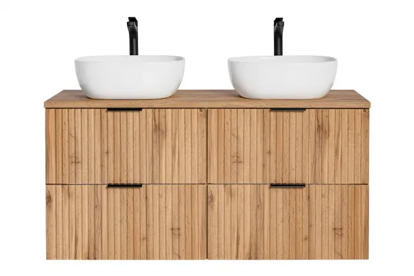 ArtCom Kúpeľňová skrinka s umývadlom a doskou ADEL Oak DU120/1 | 120 cm
