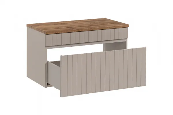 ArtCom Kúpeľňová skrinka s doskou ICONIC Cashmere D80/1 | 80 cm
