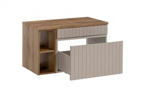 ArtCom Kúpeľňová skrinka s doskou ICONIC Cashmere D80/2 | 80 cm