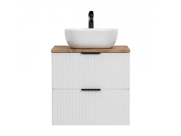 ArtCom Kúpeľňová skrinka s umývadlom a doskou ADEL White DU60/1 | 60 cm