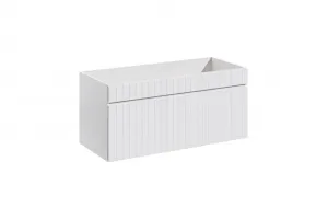 ArtCom Kúpeľňová skrinka s umývadlom a doskou ICONIC White DU100/1 | 100 cm