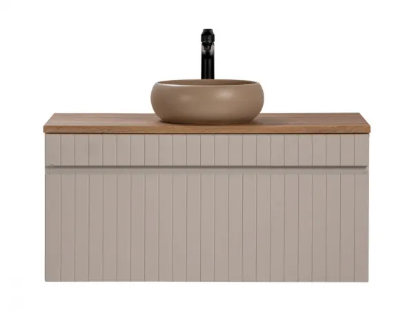 ArtCom Kúpeľňová skrinka s umývadlom a doskou ICONIC Cashmere DU100/1 | 100 cm