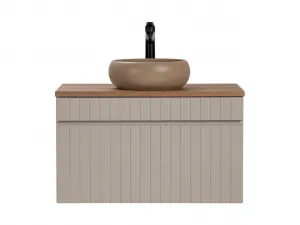 ArtCom Kúpeľňová skrinka s umývadlom a doskou ICONIC Cashmere DU80/1 | 80 cm