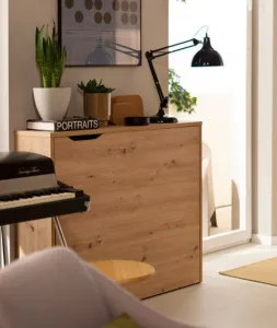 Dig-net nábytok Posuvný stôl Lenart WORK CONCEPT CW-2P slim | pravá Farba: Biela