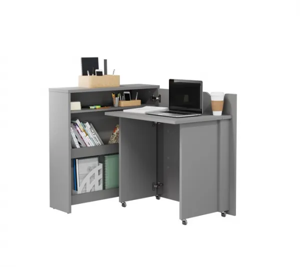 Dig-net nábytok Posuvný stôl Lenart WORK CONCEPT CW-2P slim | pravá Farba: Biela