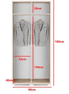 ArtPK Predsieň AMY 24 | biela so zrkadlom