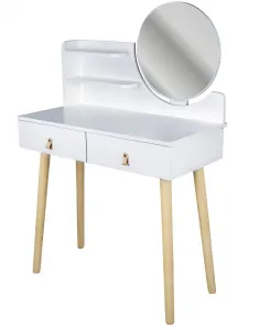 ArtJum Toaletný stolík SCANDI 3 biela | CM-989276