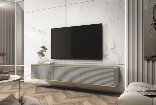 ArtPS TV stolík BIJOU MDF175 | závesný Farba: Biela