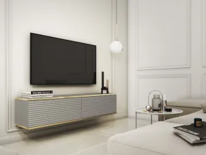 ArtPS TV stolík BIJOU MDF135 | závesný Farba: Biela