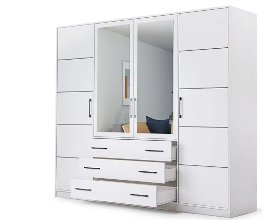 ArtStol Šatníková skriňa BALI  | biela 240 cm