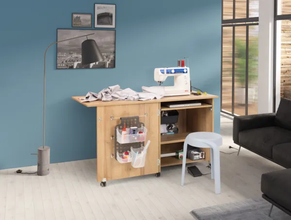 ArtMadex Viacúčelový stolík na šijací stroj  | dub riviera