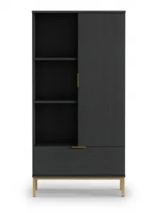 ArtGiB Regál PULA PL-05 | čierna R70
