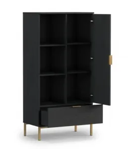 ArtGiB Regál PULA PL-05 | čierna R70