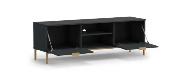 ArtGiB TV stolík PULA PL-07 | čierna RTV2D