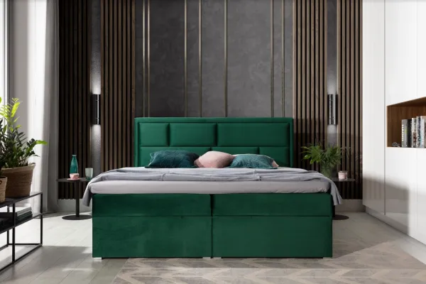 ArtElta Manželská posteľ MERON Boxspring | 140 x 200 cm Farba: Soft 17